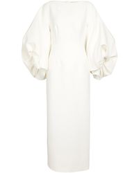 ROKSANDA Bridal Garance Crêpe Midi Dress - White