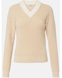 Loewe - Double L Cotton And Wool Sweater - Lyst