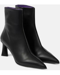 Stella McCartney - Elsa Faux Leather Ankle Boots - Lyst