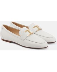 Tod's - T Timeless Leather Loafers - Lyst