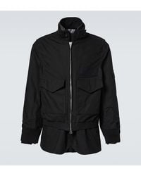 Sacai - Cotton-Blend Ripstop Jacket - Lyst