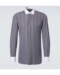 Tom Ford - Striped Cotton Poplin Shirt - Lyst
