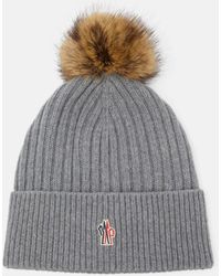 3 MONCLER GRENOBLE - Ribbed-knit Cashmere And Wool Beanie - Lyst
