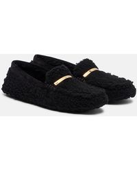 Tod's - Gommino Teddy Driving Shoes - Lyst