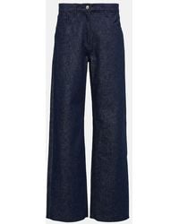 Magda Butrym - High-Rise Straight Jeans - Lyst