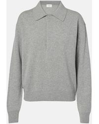 Saint Laurent - Wool Polo Sweater - Lyst