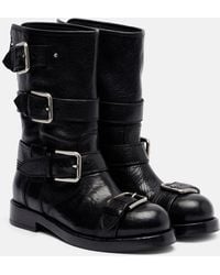 Dolce & Gabbana - Stiefel Aus Leder - Lyst