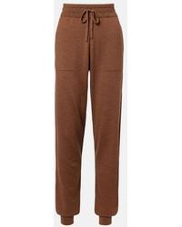 Tod's - Knitted Virgin Wool Straight-Leg Pants - Lyst