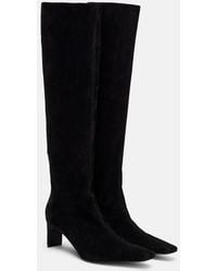 KHAITE - Ona 55 Suede Knee-High Boots - Lyst