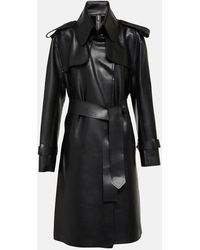 Norma Kamali - Trench in similpelle - Lyst