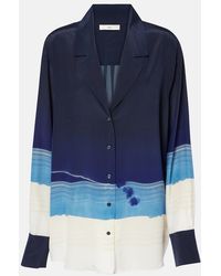 SIR. - Mariner Printed Silk Crepe De Chine Shirt - Lyst