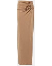 Magda Butrym - Ruched Mid-Rise Maxi Skirt - Lyst