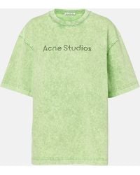 Acne Studios - Exford Face Cotton Jersey T-Shirt - Lyst