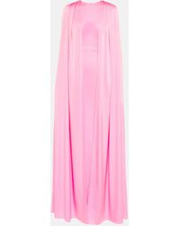 Alex Perry - Bentley Satin Crepe Gown - Lyst