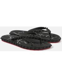 Christian Louboutin - Super Loubi Flip Flops - Lyst