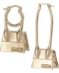 Jacquemus Le Creoles Chiquito Noeud Earrings - Green