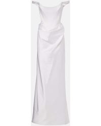 Vivienne Westwood - Bridal Robe Nova Camille Aus Satin - Lyst