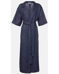 Asceno - Larnaca Linen Midi Dress - Lyst