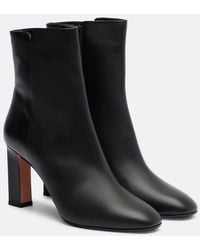 Aquazzura - Sellier 85 Leather Ankle Boots - Lyst