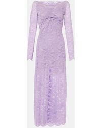 Rabanne - Lace Off-Shoulder Dress - Lyst