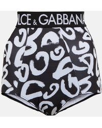 Dolce & Gabbana Braga con logo - Negro