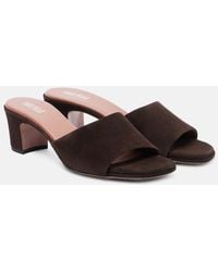 Paris Texas - Ava Suede Mules - Lyst