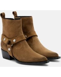 Golden Goose - Debbie Suede Cowboy Boots - Lyst