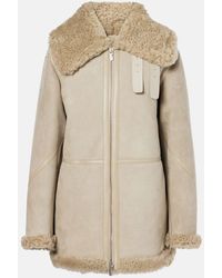 Burberry - Veste En Daim - Lyst