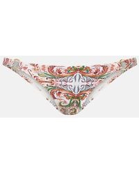 Melissa Odabash - Bedrucktes Bikini-Hoeschen Greece - Lyst