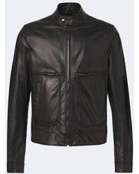 Dolce & Gabbana - Leather Jacket - Lyst
