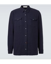 God's True Cashmere - Hemd Aus Kaschmir Mit Smaragd - Lyst