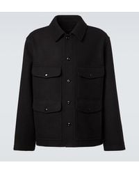 Lemaire - Wool Felt Field Jacket - Lyst