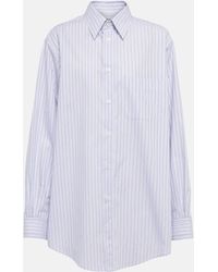 Maison Margiela - Striped Cotton Shirt - Lyst