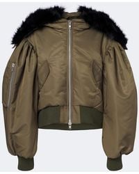 Simone Rocha - Padded Hooded Bomber Jacket - Lyst