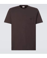 Tod's - Logo Cotton Jersey T-Shirt - Lyst