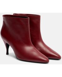 Herbert Levine - Silhouette Leather Ankle Boots - Lyst