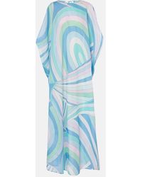Emilio Pucci - Iride Printed Cotton Kaftan - Lyst
