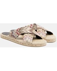 Missoni - Harlow Zigzag Espadrille Sandals - Lyst