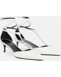 KHAITE - Mia 45 Leather Pumps - Lyst