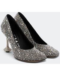 Loewe - Toy Embellished Suede Pumps - Lyst