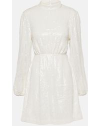 RIXO London - Lara Bridal Sequined Minidress - Lyst