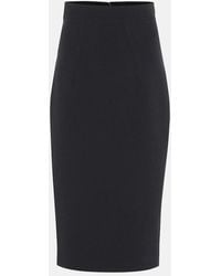 Safiyaa - Hokoku Crepe Pencil Skirt - Lyst