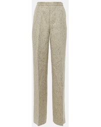 Altuzarra - Laski Hemp-Blend Wide-Leg Pants - Lyst