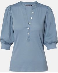 Veronica Beard - Coralee Cotton-Blend Blouse - Lyst