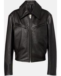 Lemaire - Leather Jacket - Lyst