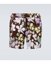 Tom Ford - Floral Swim Shorts - Lyst