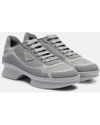 Prada - Wavy Re-Nylon Sneakers - Lyst