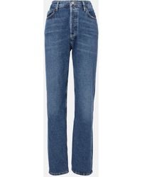 Agolde - 90's Pinch Waist Long High-Rise Straight Jeans - Lyst