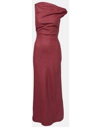 Faithfull the Brand - Suis Asymmetric Linen Maxi Dress - Lyst