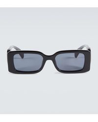 Gucci - Logo Rectangular Sunglasses - Lyst